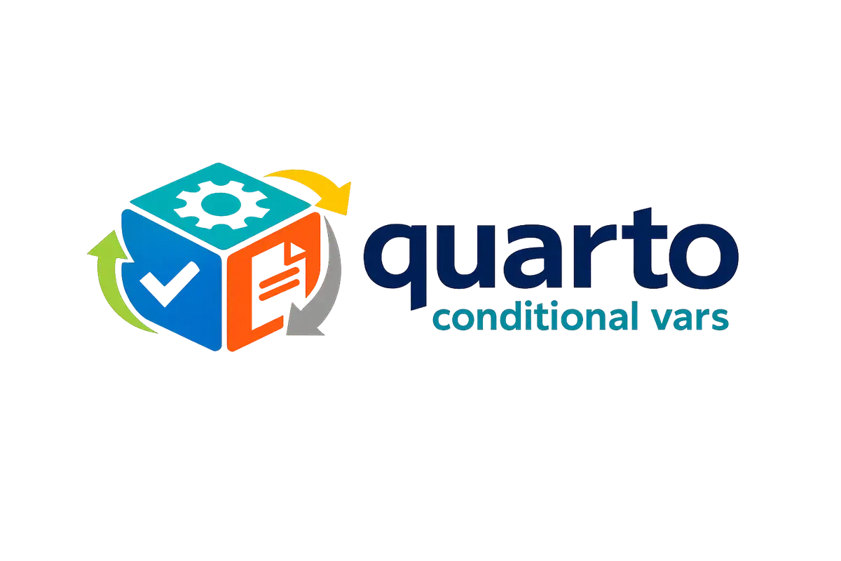 Visual identity of the Quarto Conditional Vars extension